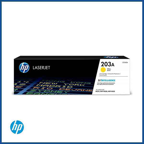 HP 203A Yellow Original Toner Cartridge (CF542A) 